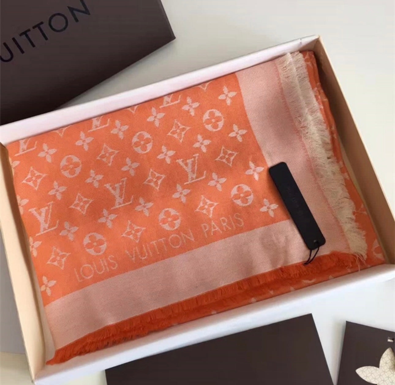 Écharpe inspiration LV
